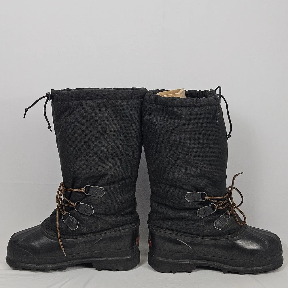 Sorel Kaufman Canada Black Winter Boots Size 7